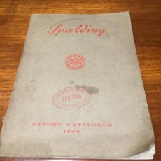 Coleccionismo deportivo: CATÁLOGO DE LA MARCA SPALDING AÑO 1928