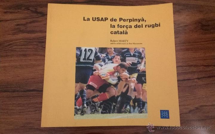 Coleccionismo deportivo: LA USAP DE PERPINYA LA FOR&Ccedil;A DEL RUGBI CATALA - Foto 1