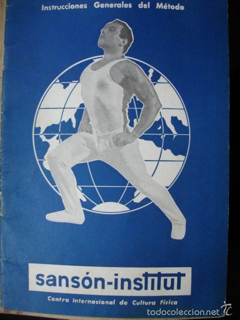 Coleccionismo deportivo: SANSON INSTITUT.INSTRUCIONES GENERALES DEL CURSO - Foto 1
