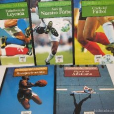 Coleccionismo deportivo: CINCO LIBROS (COLECCION ESTRELLAS DEL DEPORTE)