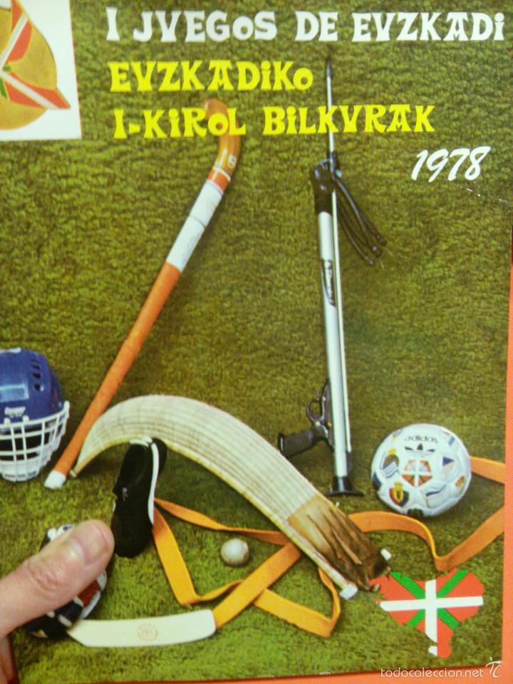 Coleccionismo deportivo: Libro JUEGOS DE EUZKADI - Foto 1