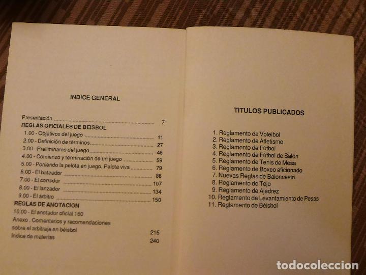 Coleccionismo deportivo: REGLAMENTOS DEPORTIVOS ILUSTRADOS (BEISBOL/ ACTUALIZADO)TUCIDICES PEREA ROSERO - Colombia - 19933 - Foto 2 - 88911752