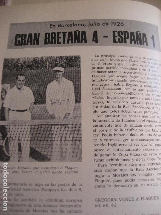 Coleccionismo deportivo: Tenis. Espa&ntilde;a en la Copa Davis. 1970. Emilio Martinez Daniel. - Foto 3