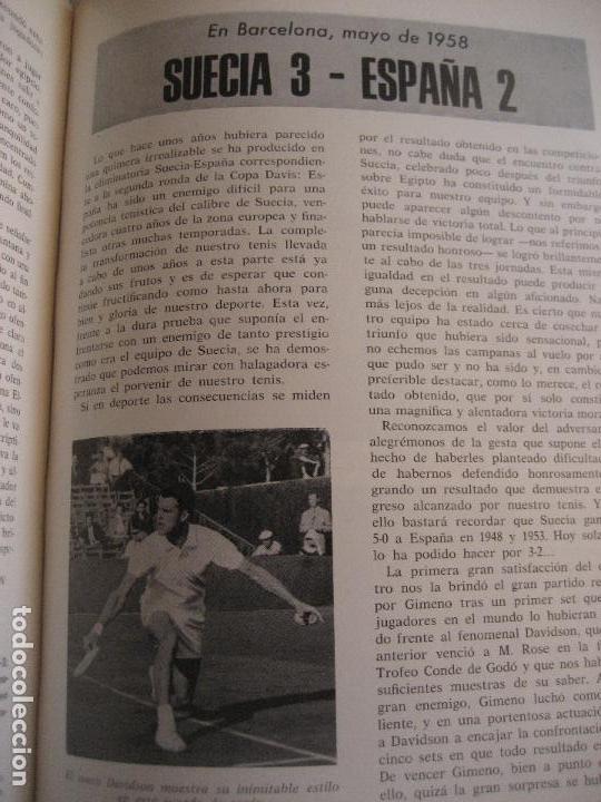 Coleccionismo deportivo: Tenis. Espa&ntilde;a en la Copa Davis. 1970. Emilio Martinez Daniel. - Foto 7