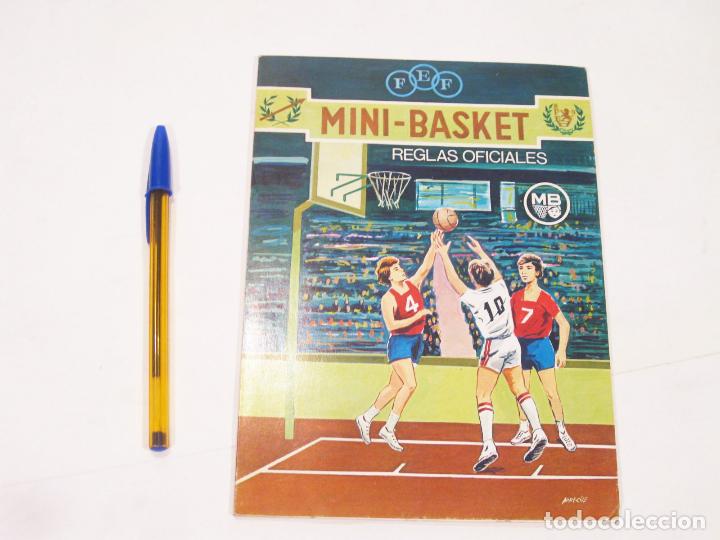 Coleccionismo deportivo: MINI BASKET - REGLAS OFICIALES - Foto 1