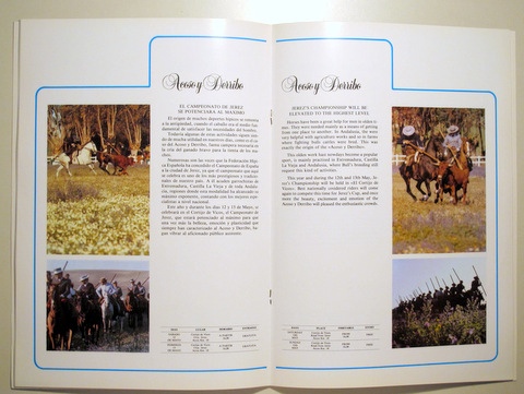 Coleccionismo deportivo: FERIA DEL CABALLO DEDICADA A CATALU&Ntilde;A - Jerez 1984 - Ilustrado - Foto 2