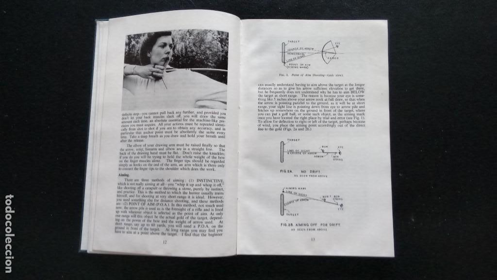 Coleccionismo deportivo: BOWMANS HANDBOOK FOR THE PRACTICAL ARCHER. PATRICK CLOVER. FOURTH EDITION, 1957. - Foto 8