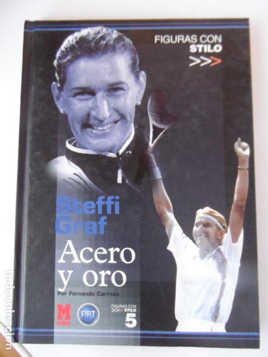 Coleccionismo deportivo: FIGURAS CON STILO - STEFFI GRAF - ACERO Y ORO. - Foto 1