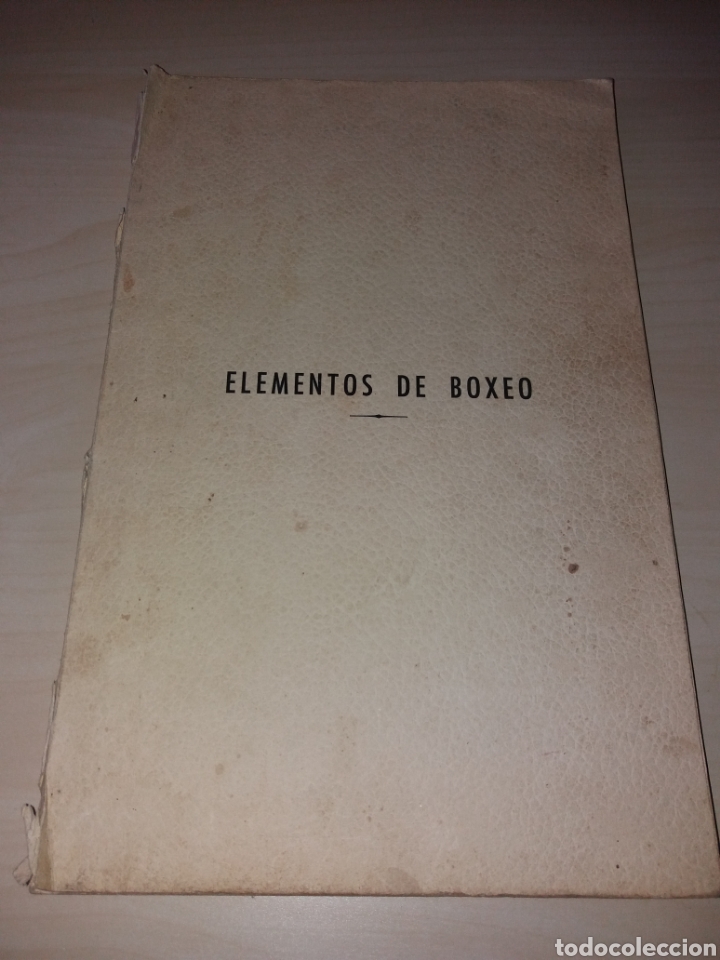 Coleccionismo deportivo: ELEMENTOS DE BOXEO - Antiguo manual, normativas de Boxeo - Foto 1