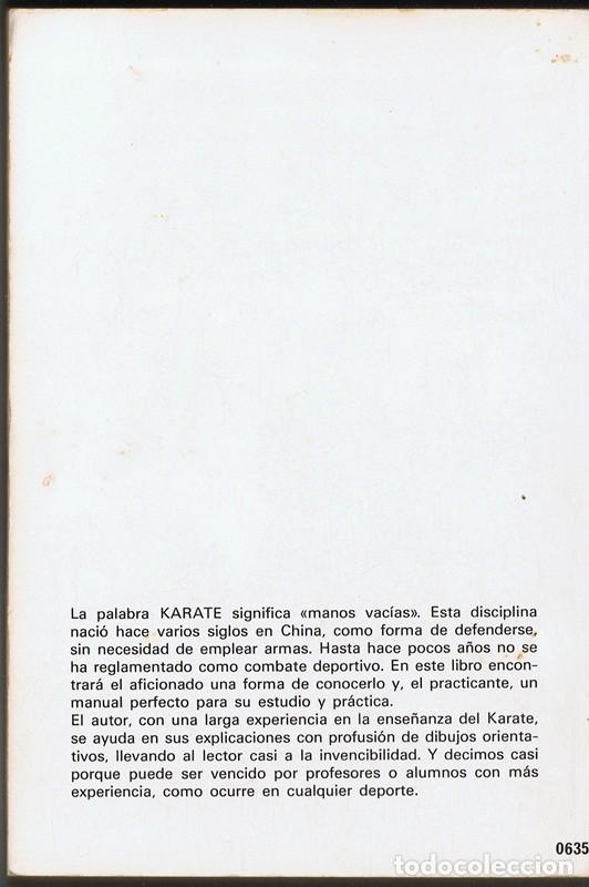 Coleccionismo deportivo: MANUAL PR&Aacute;CTICO DE KARATE CESAR BARIOLI - Foto 4