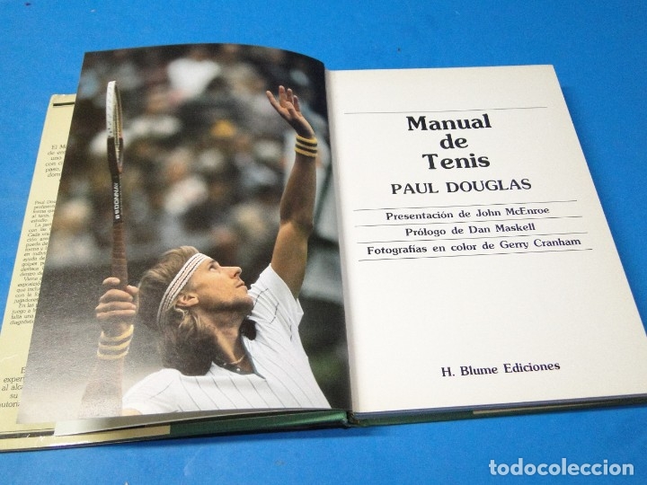 Coleccionismo deportivo: MANUAL DE TENIS.- DOUGLAS, PAUL - Foto 2