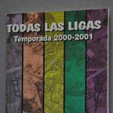 Coleccionismo deportivo: TODAS LAS LIGAS 2000-2001, VER TARIFAS ECONOMICAS ENVIOS