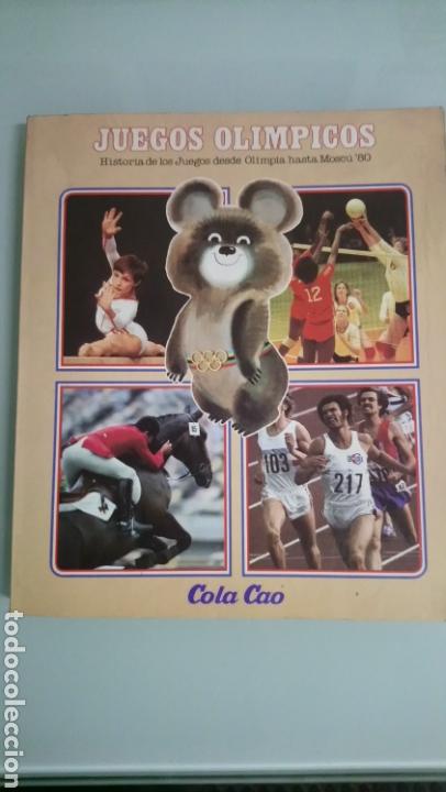 Coleccionismo deportivo: Libro juegos ol&iacute;mpicos cola cao - Foto 1