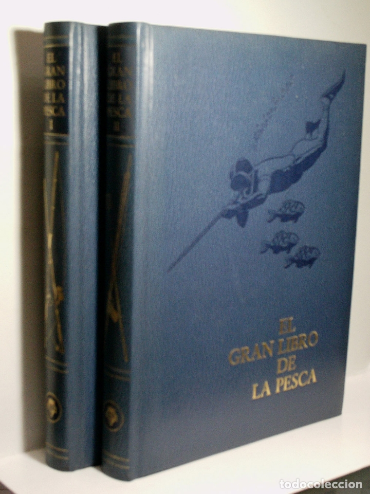 Coleccionismo deportivo: EL GRAN LIBRO DE LA PESCA. 2 VOL&Uacute;MENES. 1981 - Foto 1