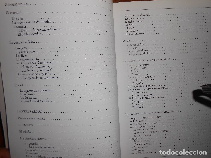 Coleccionismo deportivo: CURSO DE ESGRIMA. MARTINE FAURE. EDITORIAL DE VECCHI. - Foto 4