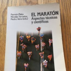 Coleccionismo deportivo: EL MARATON ASPECTOS TECNICOS Y CIENTIFICOS, FERMIN PLATA, NICOLAS TERRADOS. Lote 176835894