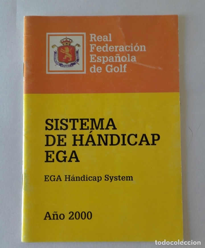 Coleccionismo deportivo: SISTEMA DE HANDICAP EGA - Foto 1