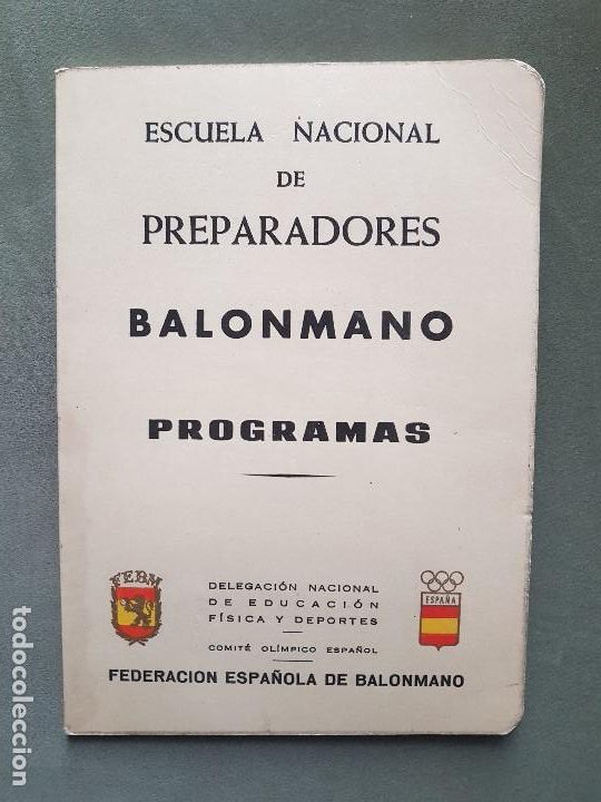 Coleccionismo deportivo: Escuela Nacional de preparadores Balonmano - Programas - 1973 - Foto 1