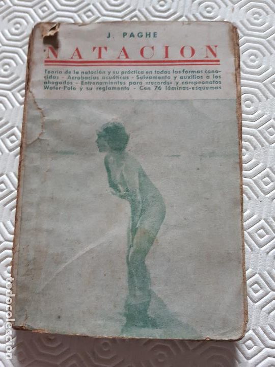 Coleccionismo deportivo: LIBRO NATACION. J PAGHE. 1941. - Foto 1