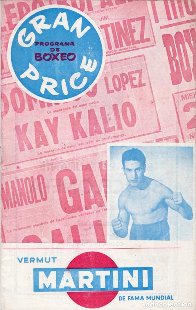 Coleccionismo deportivo: boxeo. gran price. barcelona - Foto 1