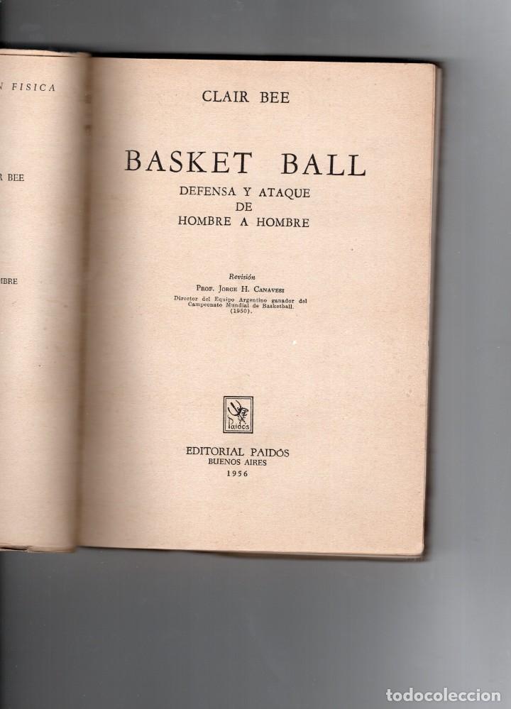 Coleccionismo deportivo: basket ball III, 1956. clair bee - Foto 2