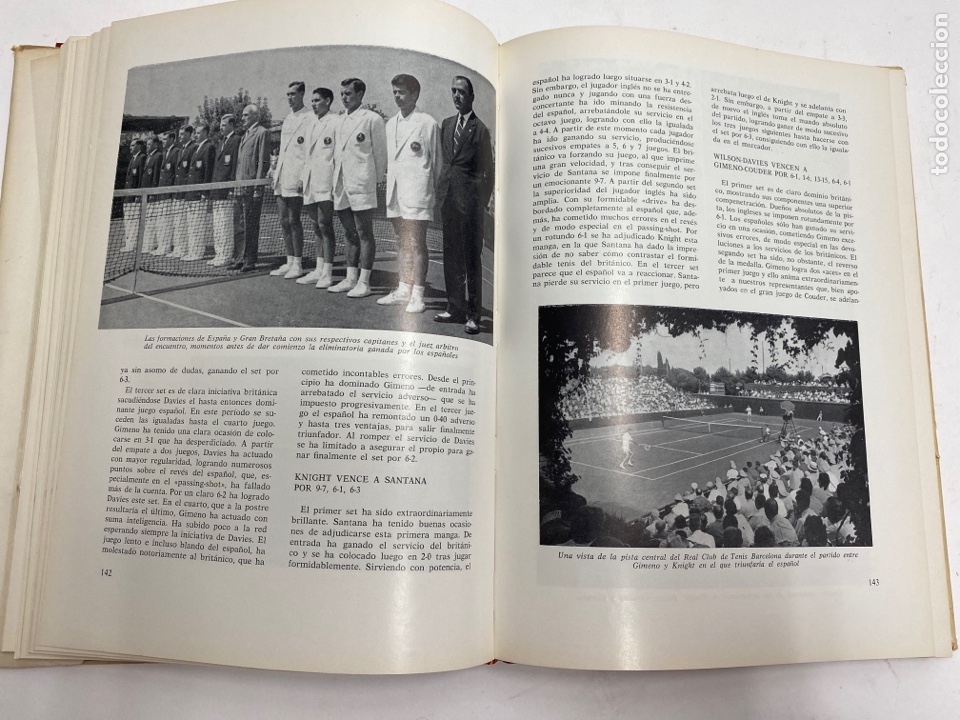 Coleccionismo deportivo: L-3622. ESPAÑA EN LA COPA DAVIS. EMILIO MARTINEZ. PRIMERA EDICION,1950. - Foto 8 - 215510463