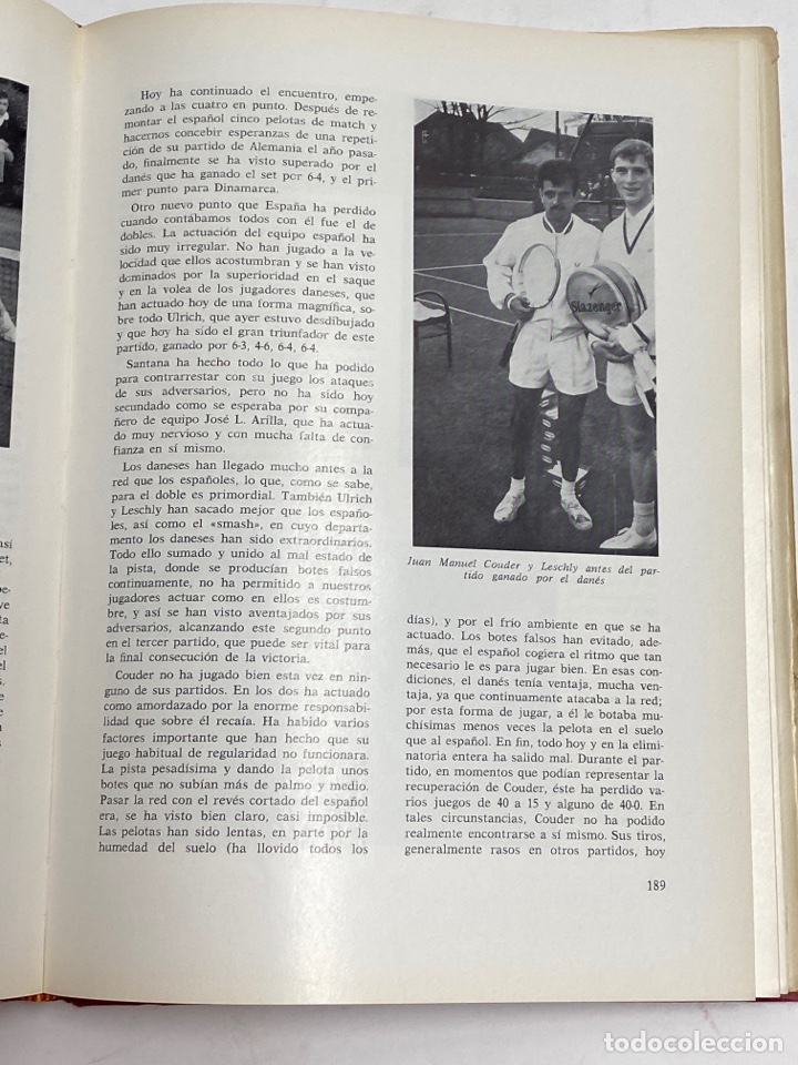 Coleccionismo deportivo: L-3622. ESPAÑA EN LA COPA DAVIS. EMILIO MARTINEZ. PRIMERA EDICION,1950. - Foto 9 - 215510463