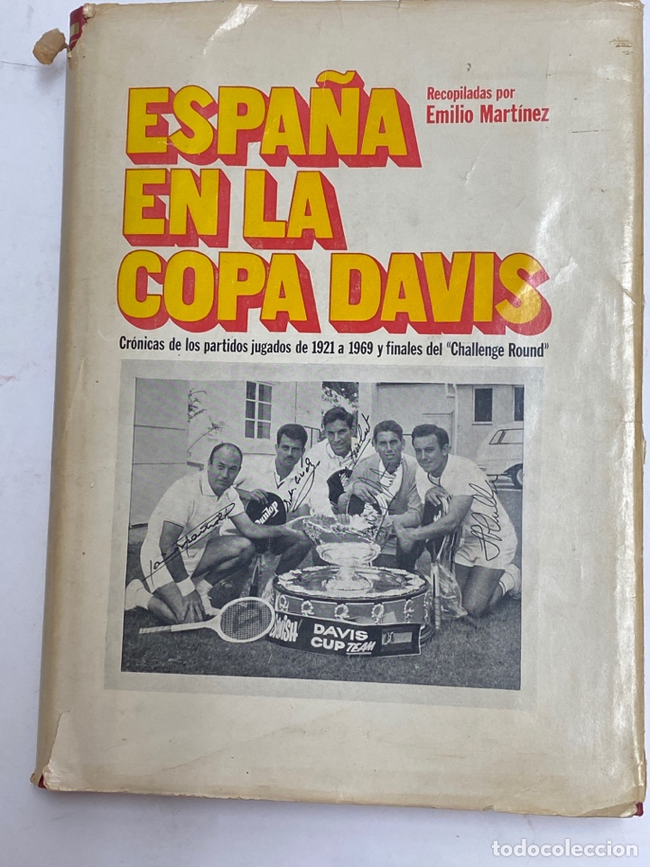 Coleccionismo deportivo: L-3622. ESPAÑA EN LA COPA DAVIS. EMILIO MARTINEZ. PRIMERA EDICION,1950. - Foto 1 - 215510463