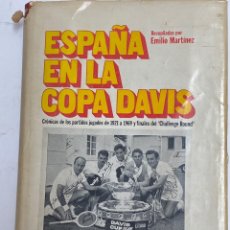 Coleccionismo deportivo: L-3622. ESPAÑA EN LA COPA DAVIS. EMILIO MARTINEZ. PRIMERA EDICION,1950.. Lote 215510463