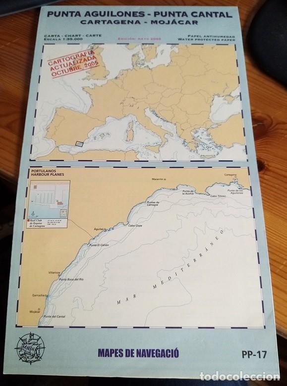 Coleccionismo deportivo: Mapa de navegaci&oacute;n PP-17 / Nautical Map PP-17 - Foto 1