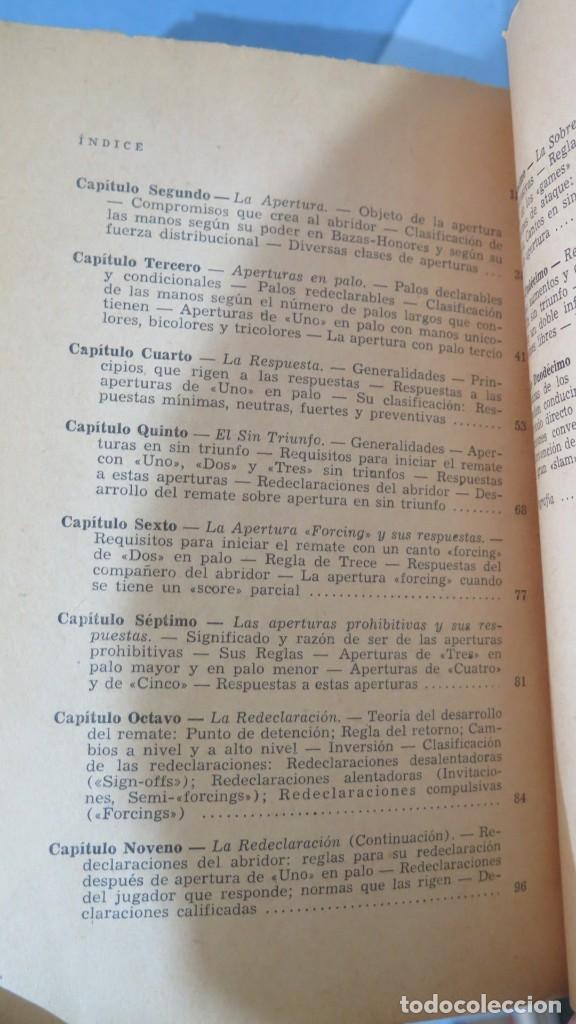 Coleccionismo deportivo: COMPENDIO DE BRIDGE. GABARRET - Foto 3