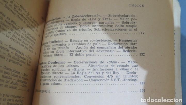 Coleccionismo deportivo: COMPENDIO DE BRIDGE. GABARRET - Foto 4
