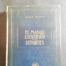 Coleccionismo deportivo: EL MASAJE CIENTÍFICO EN LOS DEPORTES. ANTONIO MALVASSI. ED PAN AMERICA, 1944. Lote 243359230