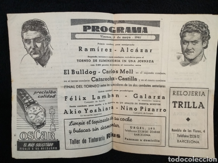 Coleccionismo deportivo: Boxeo, programa, Gran Price Lucha - Foto 2