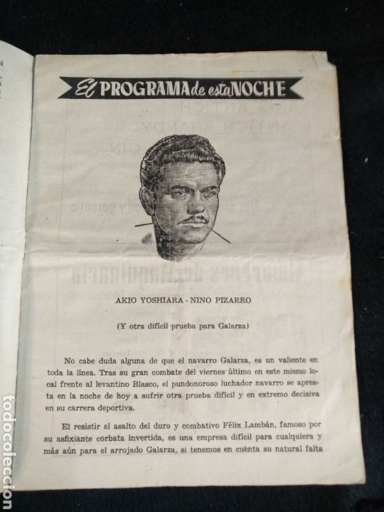 Coleccionismo deportivo: Boxeo, programa, Gran Price Lucha - Foto 3