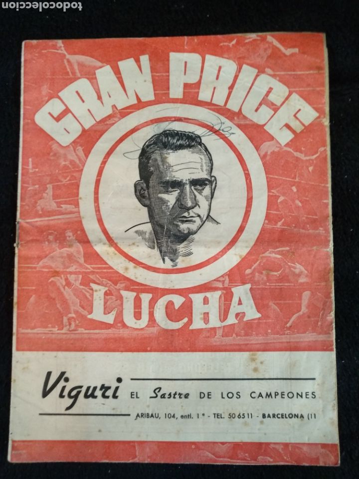Coleccionismo deportivo: Boxeo, programa, Gran Price Lucha - Foto 1