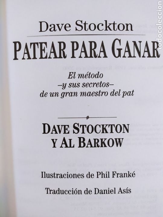 Coleccionismo deportivo: PATEAR PARA GANAR / DAVE STOCKTON / 2000. TUTOR - Foto 2