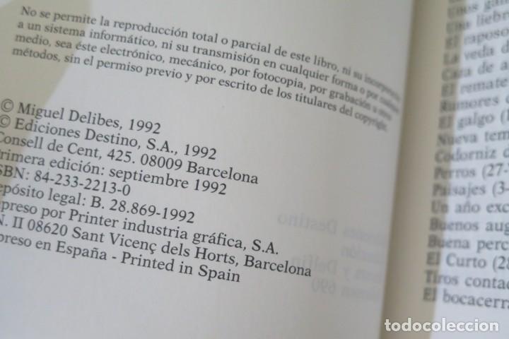Coleccionismo deportivo: 1992.- EL ULTIMO COTO. DELIBES - Foto 8