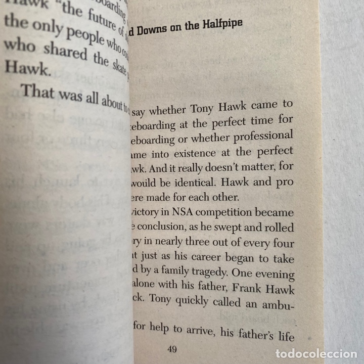 Coleccionismo deportivo: Libro On the halfpipe with tony hawk de Matt Christopher - Foto 4