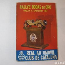 Coleccionismo deportivo: REAL AUTOMOVIL CLUB DE CATALUNYA-VUELTA A CATALUÑA 1956-LIBRO PROGRAMA-VER FOTOS-(K-6093). Lote 324904928