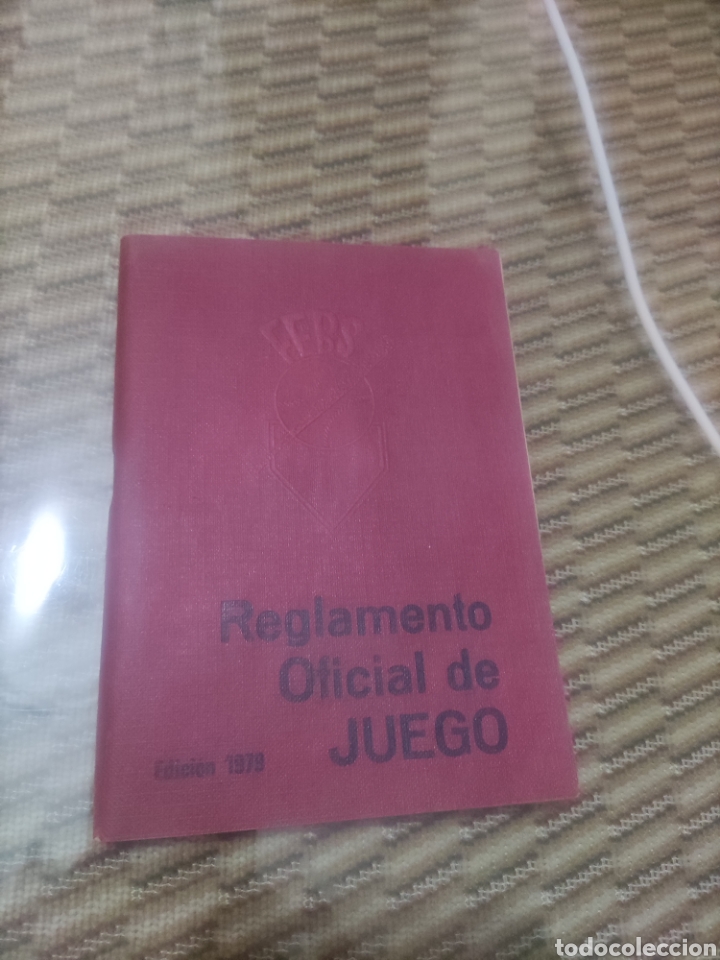Coleccionismo deportivo: Reglamento Oficial de Juego. - Foto 2