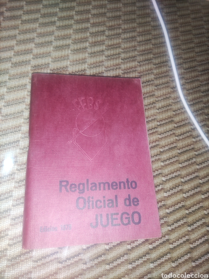 Coleccionismo deportivo: Reglamento Oficial de Juego. - Foto 1