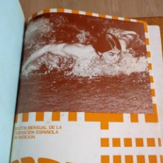 Coleccionismo deportivo: LIBRO CROL BOLETIN MENSUAL 1974, FEDERACIÓN ESPAÑOLA NATACION. Lote 338373778