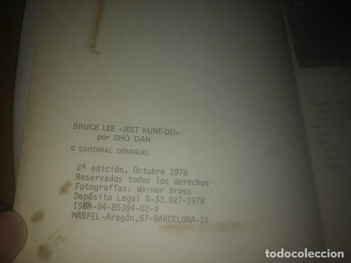 Coleccionismo deportivo: Libro: BRUCE LEE &rdquo;EL HOMBRE QUE NUNCA MURI&Oacute;&rdquo; - Foto 4