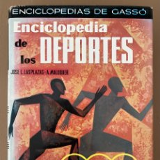 Coleccionismo deportivo: ENCICLOPEDIA DE LOS DEPORTES. JOSE L. LASPLAZAS Y ALBERTO MALUQUER. Lote 360405830