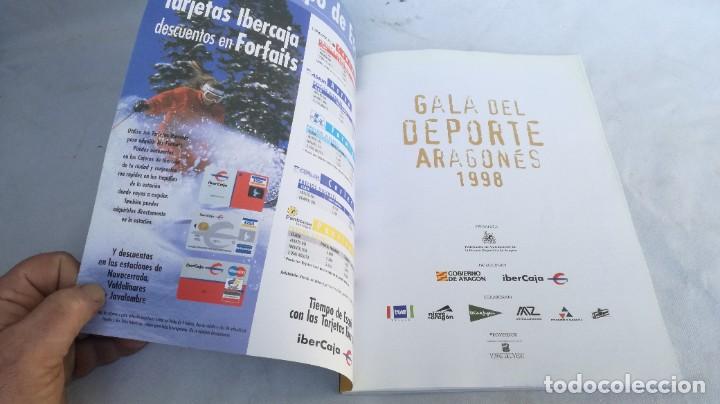Coleccionismo deportivo: GALA DEL DEPORTE ARAGONES 1998 / E204 - Foto 3