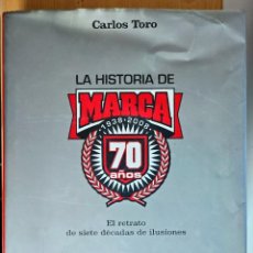 Coleccionismo deportivo: LA HISTORIA DE MARCA 70 AÑOS LA ESFERA DE LOS LIBROS MARADORA RONALDO RONALDIHNO NADAL. Lote 363241095
