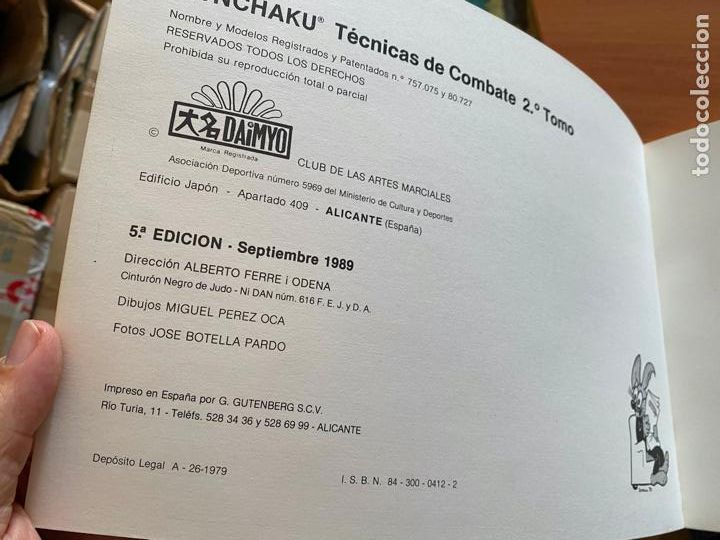 Coleccionismo deportivo: NUNCHAKU TECNICAS DE COMBATE 2&ordm; TOMO (COM15) - Foto 3