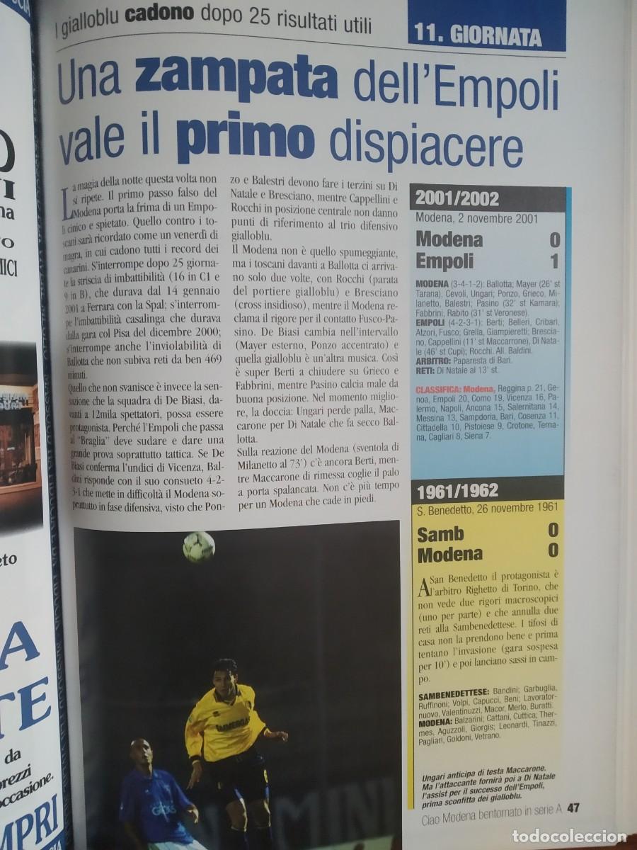 Coleccionismo deportivo: LIBRO MODENA CALCIO - Foto 3