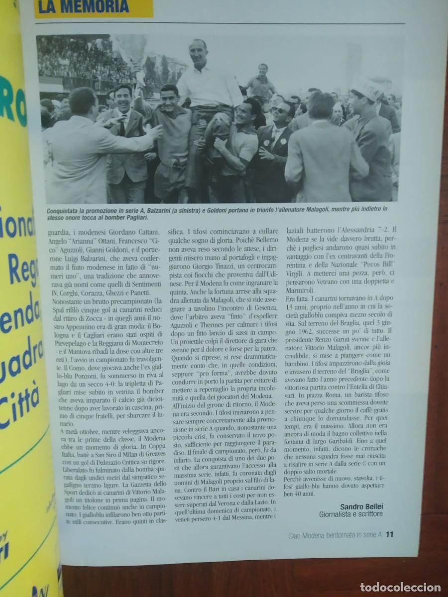 Coleccionismo deportivo: LIBRO MODENA CALCIO - Foto 4